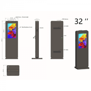Уличный LCD экран 32"