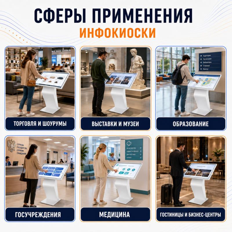 Сенсорный инфокиоск 32 дюйм