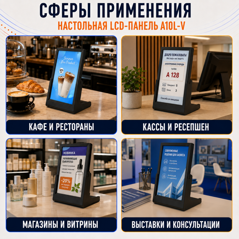 LCD-панель A10L-V 10.1" (настольная, одноэкранная)