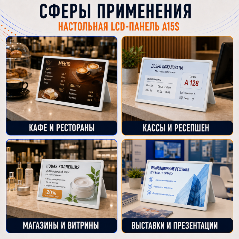 LCD-панель A15S 15.6" (настольная, одноэкранная)