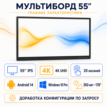 Интерактивная панель (мультиборд) 55 дюйм
