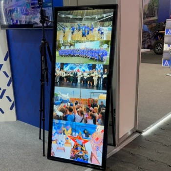 Видеостойка А-тип 75" (сенсорный экран)